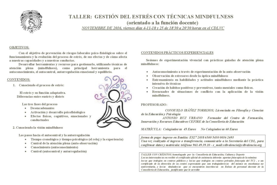 GESTION DEL ESTRES MINDFULNESS